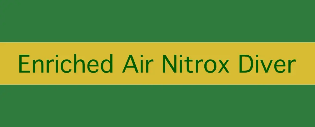 infographic - free Enriched Air Nitrox for scuba divers at Fish 'n Fins Palau