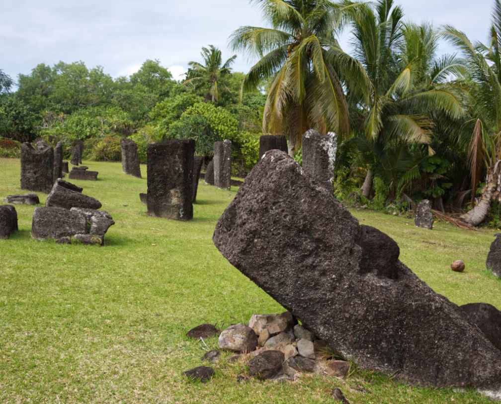 Giants, stone blocks in Palau